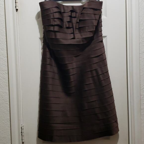 Eliza J Layered Strapless Dress Size 10P - Picture 2 of 11